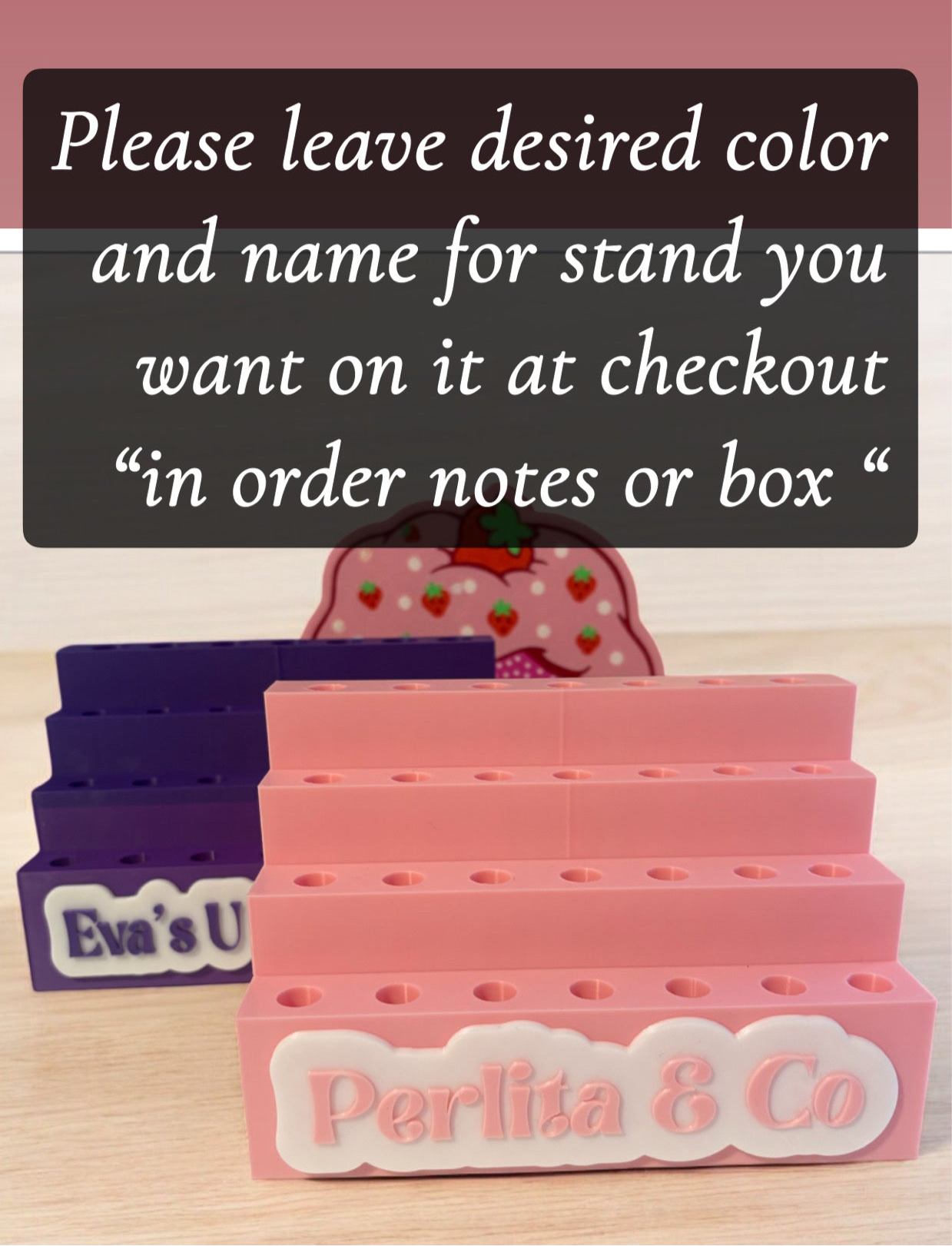 28 slot Pen stand with name included