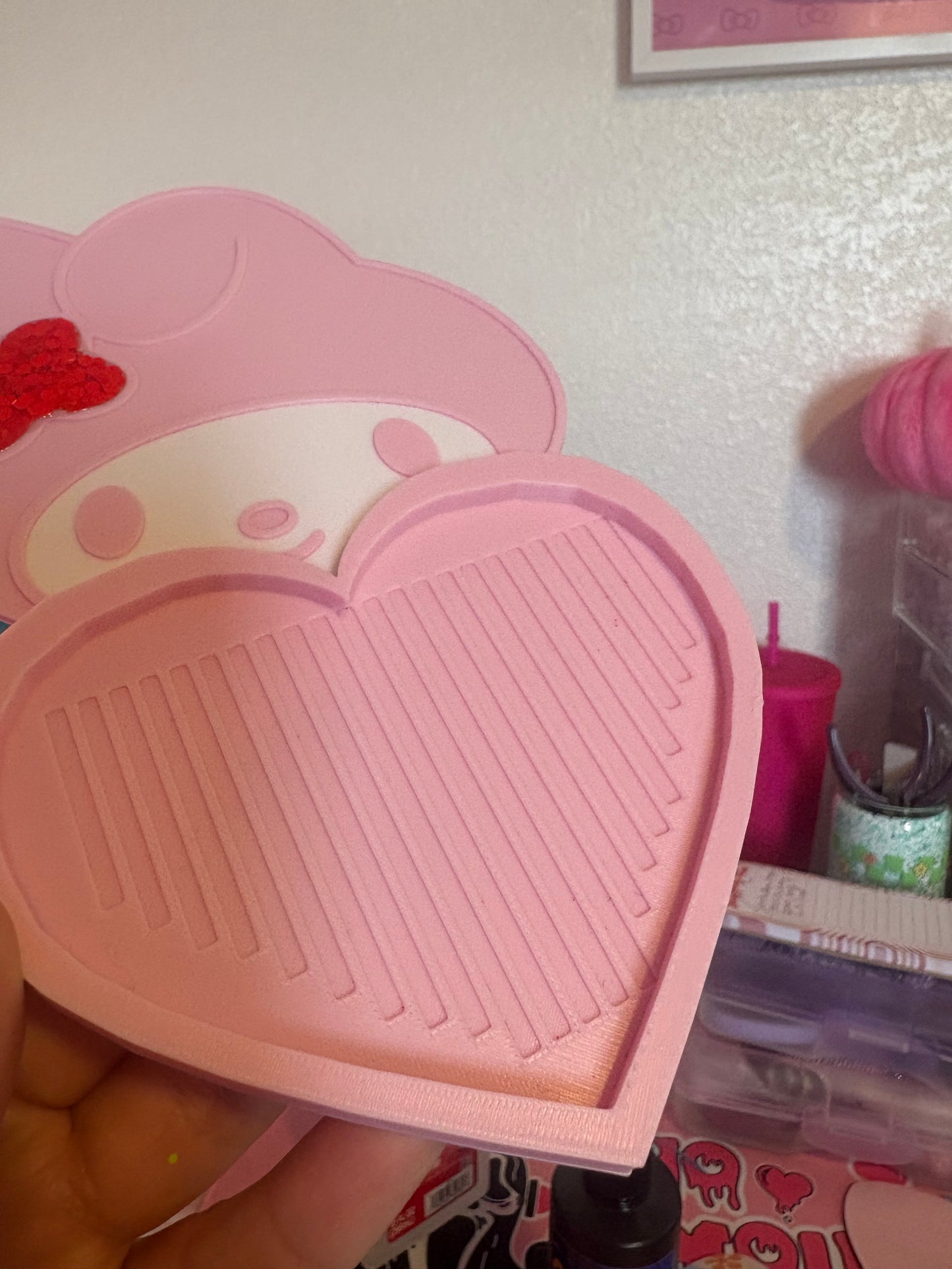 My melody rhinestone tray