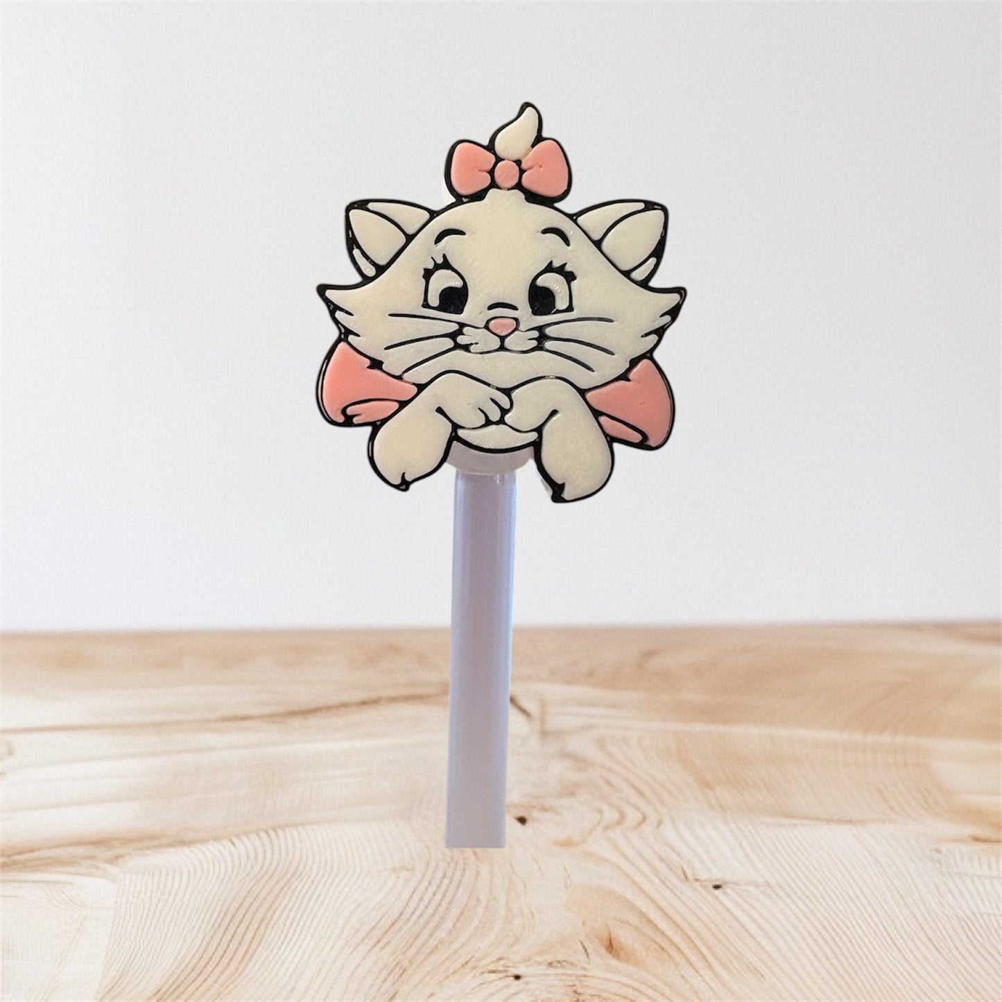 Marie the cat straw topper includes (10 piece )