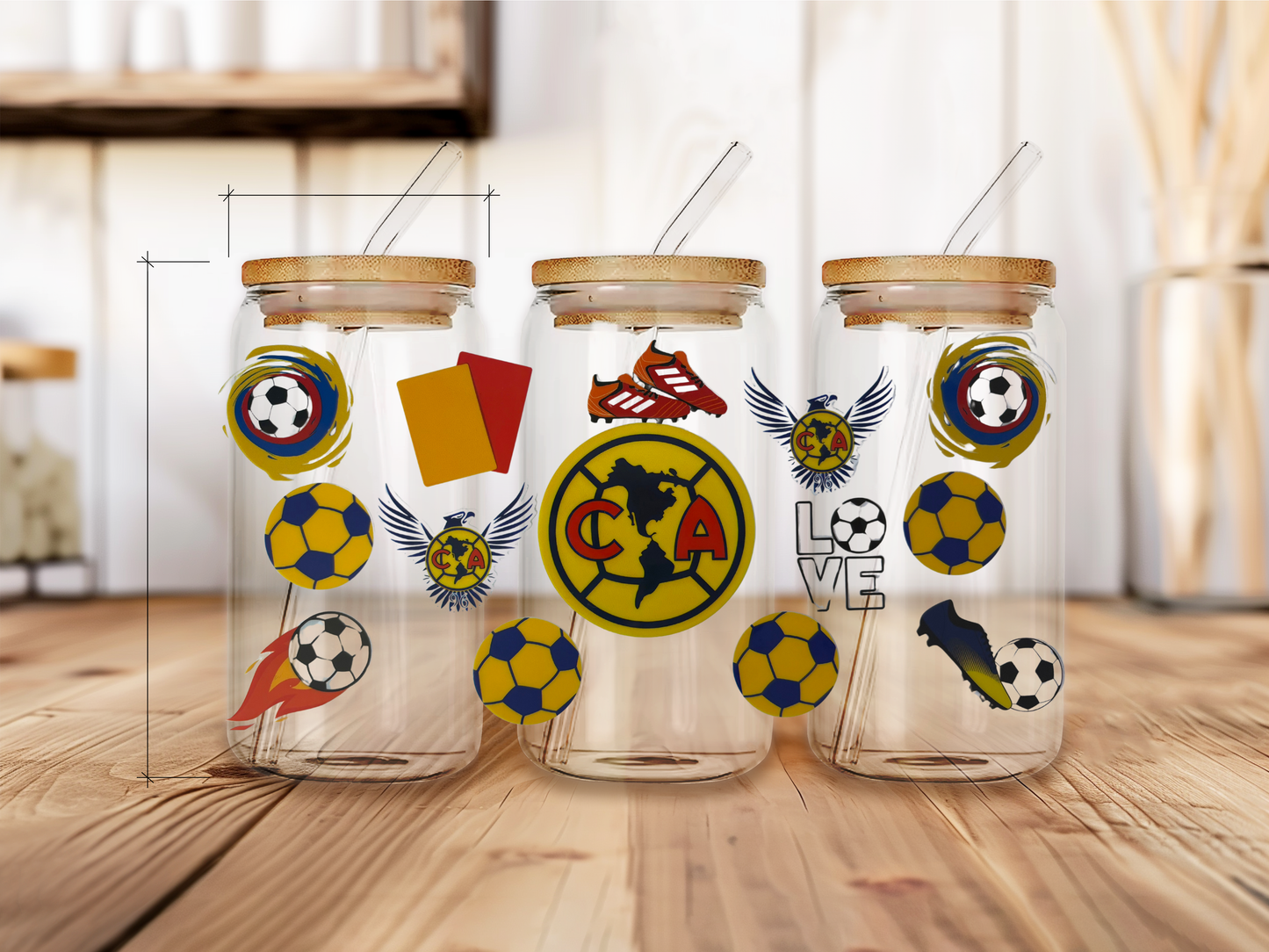Club America uv dtf physical product