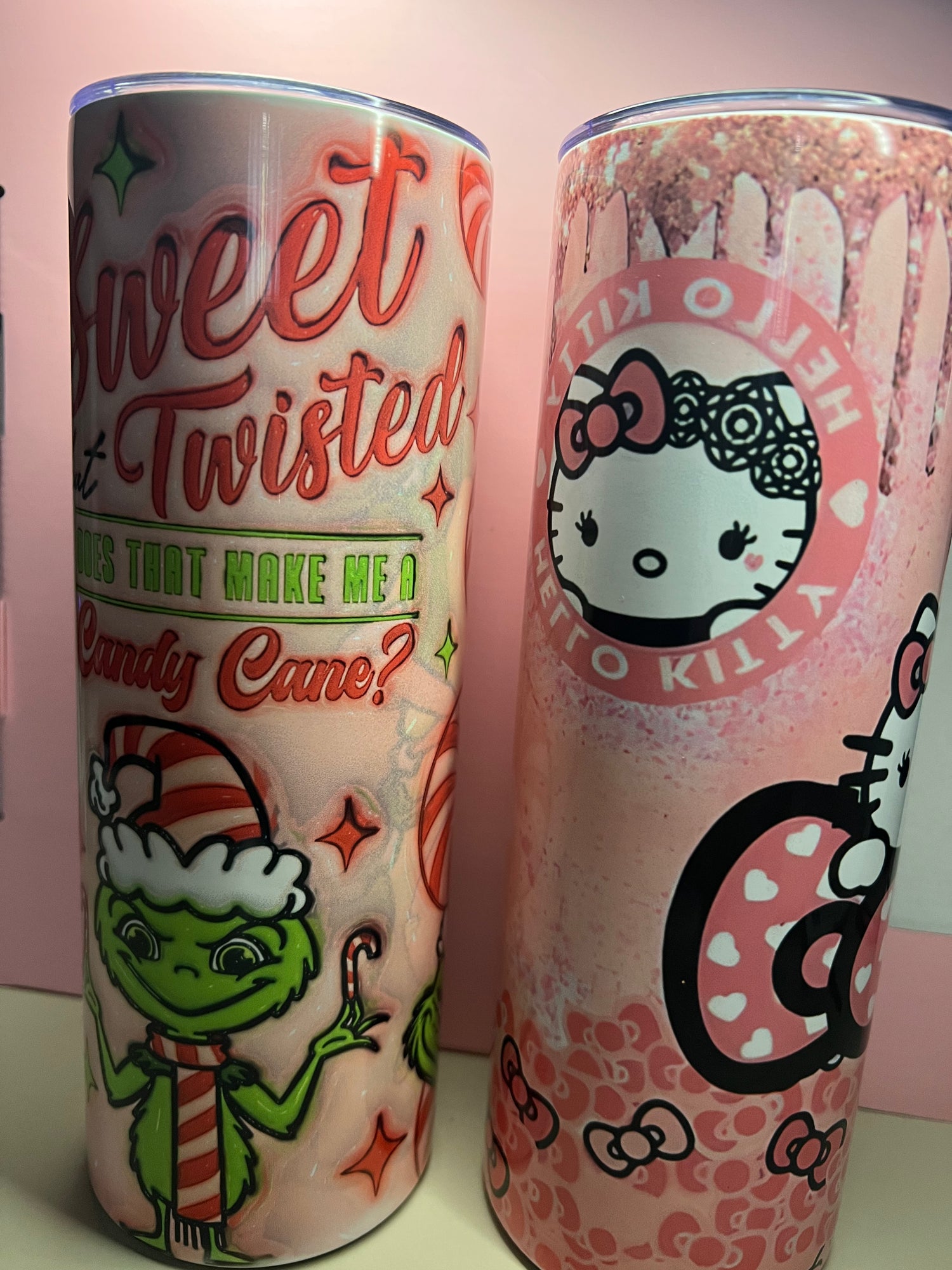 Customized tumblers or ask us for designs ! 😍