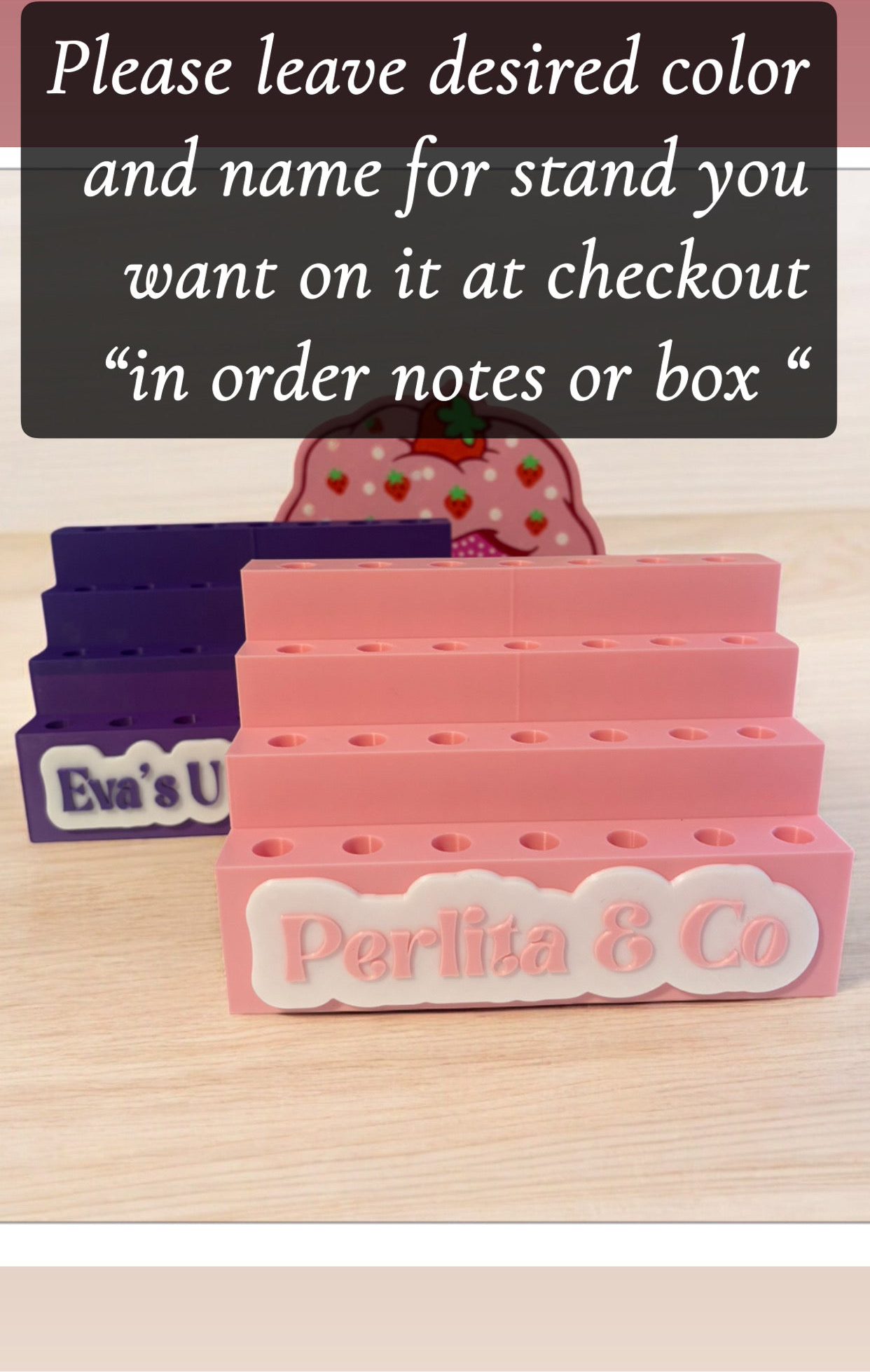 28 slot Pen stand with name included