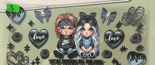 Chucky and mix and match scary wraps