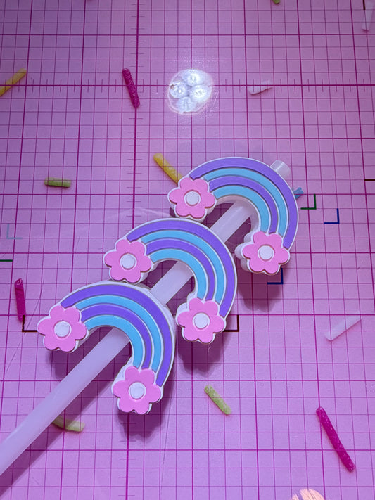 Rainbow straw topper (includes 15 units total for listed price)