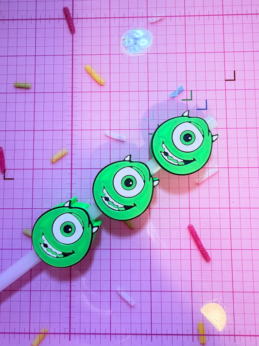 Green guy monster straw topper (includes 15 units total for price listed )