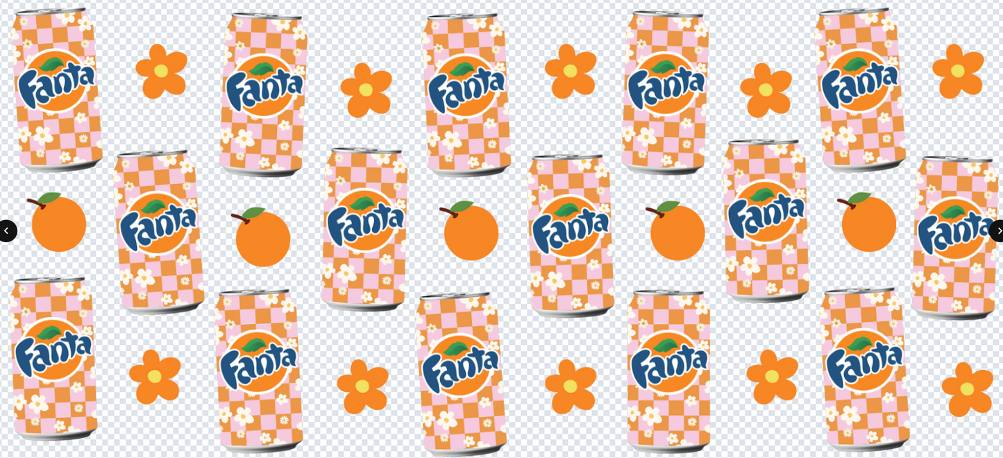 Fanta orange flowers