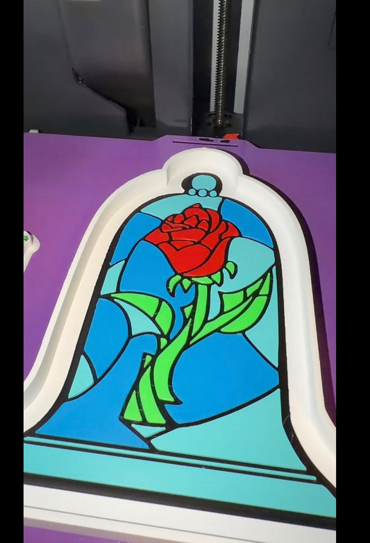 Glass rose
