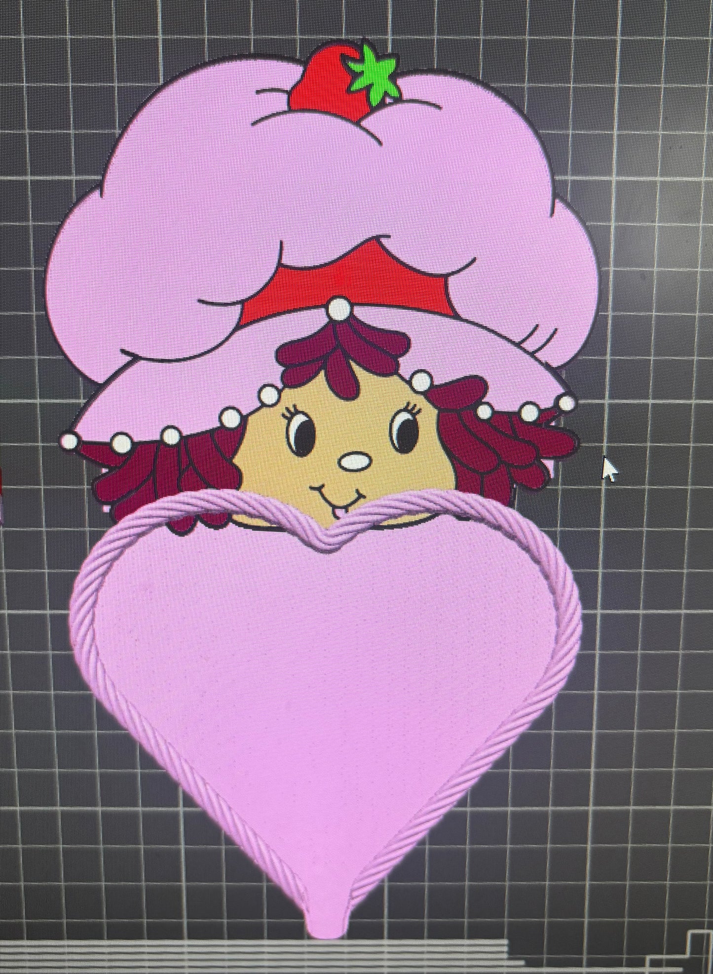 Strawberry shortcake gem tray v1