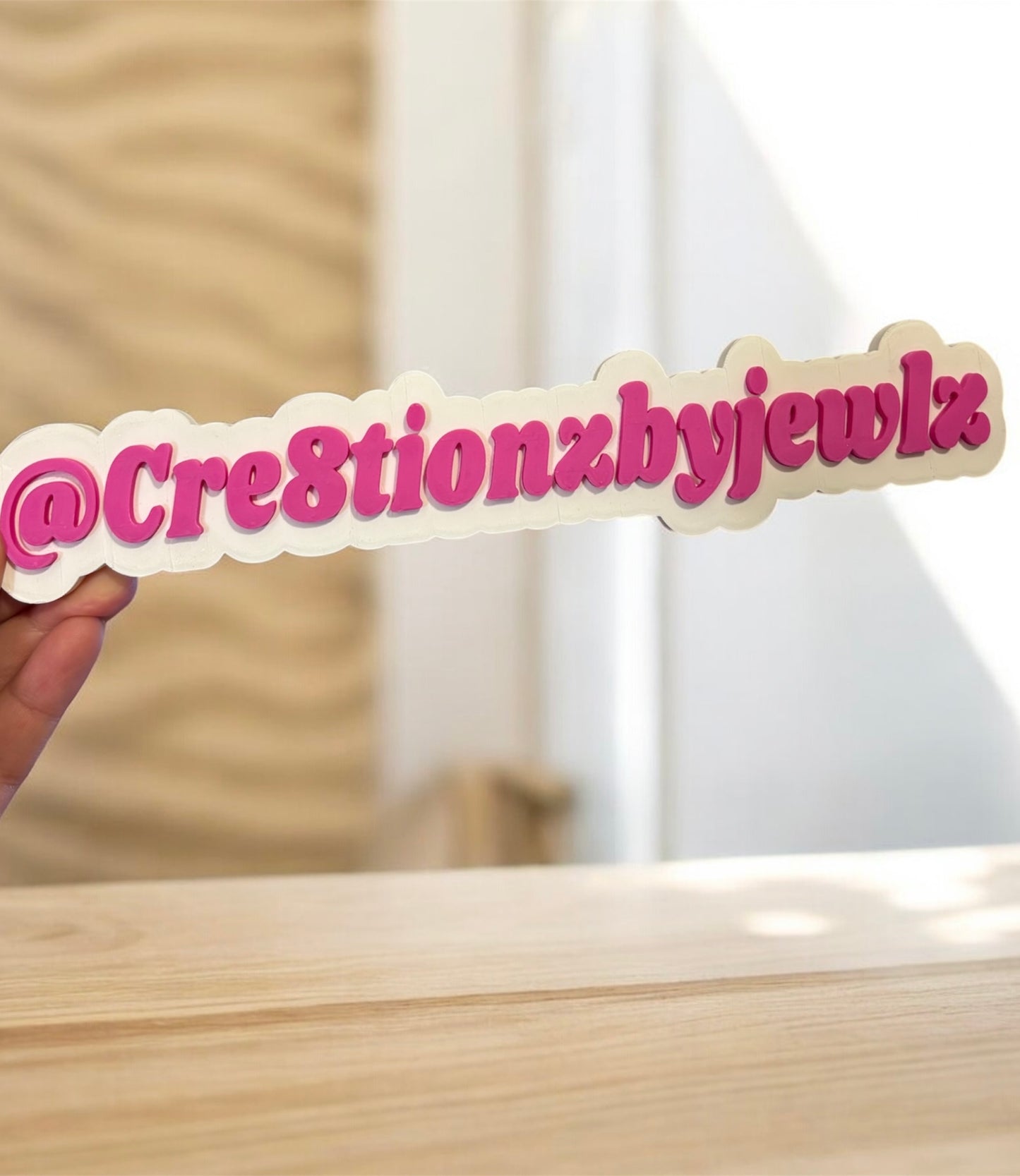 Name tags / watermarks - specify if you want want the @ sign and colors in notes at checkout please