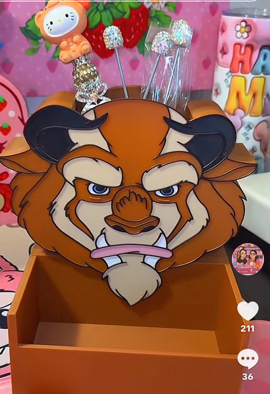 Beast pen and card holder
