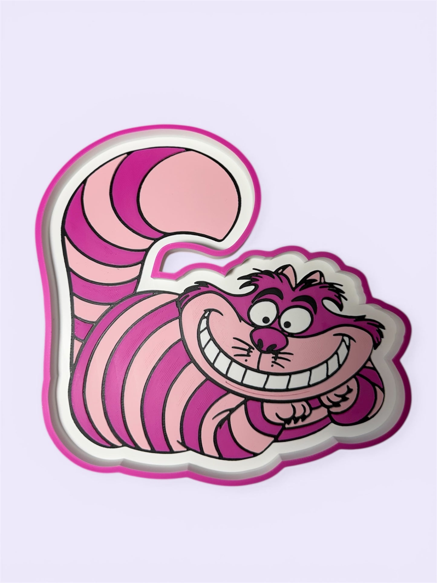 Striped pink cat