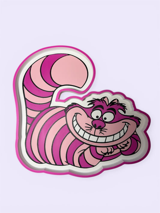 Striped pink cat