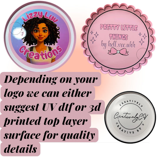 Custom logo tray