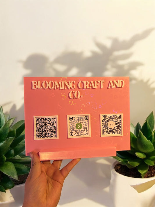 Payment stand QR code