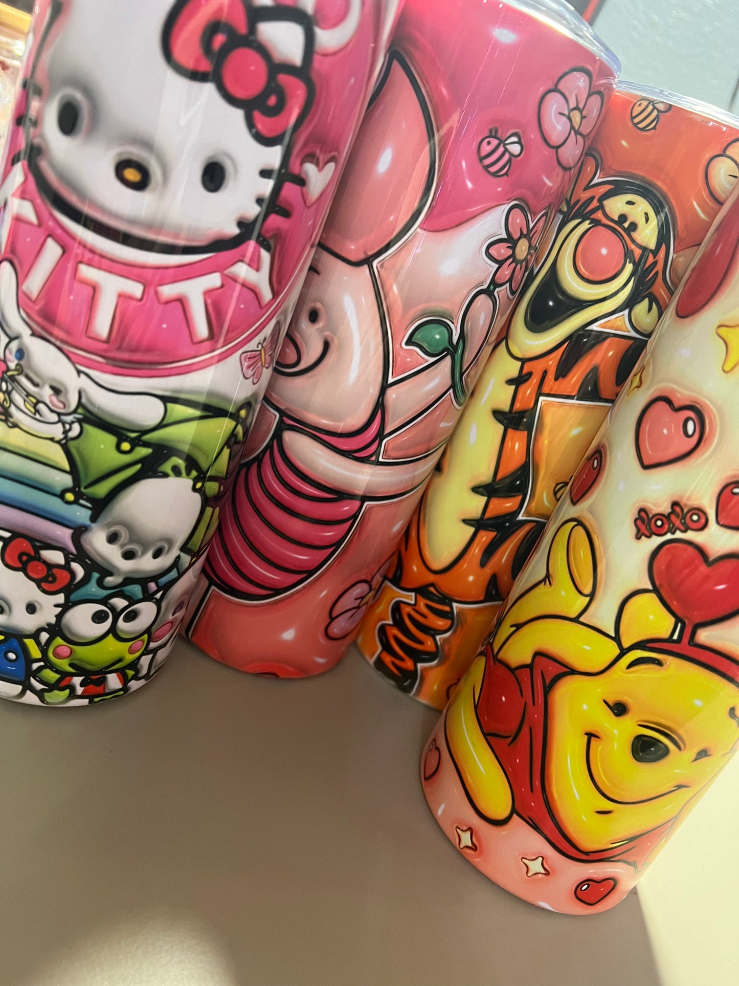 20 oz customized tumbler (straw included.)