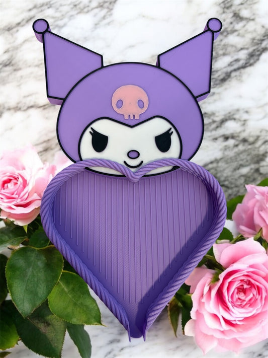 Kuromi rhinestone tray