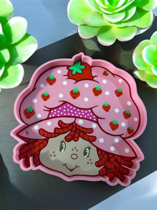Strawberry head tray