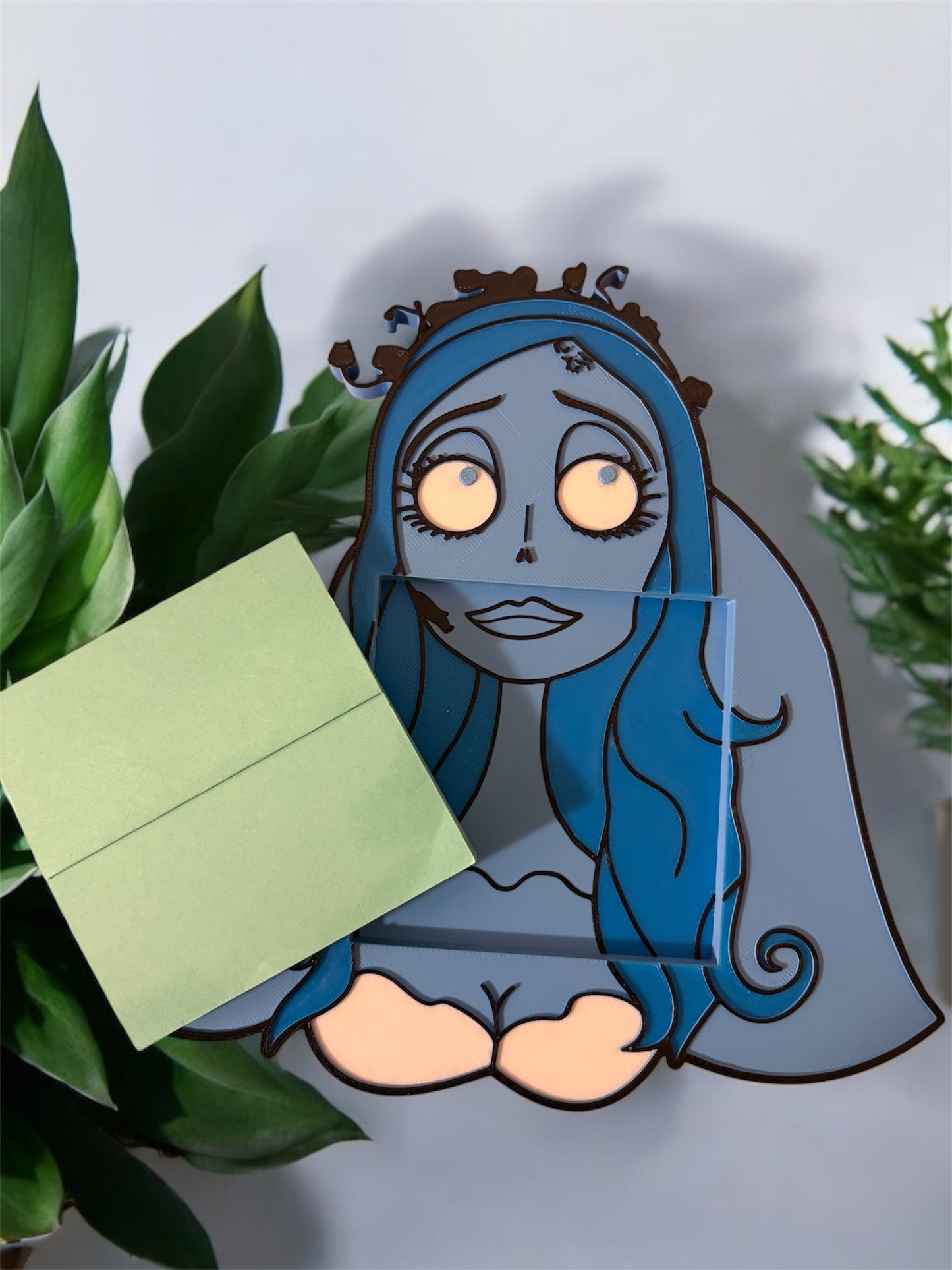 Corpse bride sticky note holder