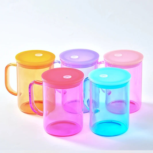 JELLY MUG GLASS 15 OZ ( Add your preferred wrap to cart along with your mug  cup !!!! thank you 🎀)
