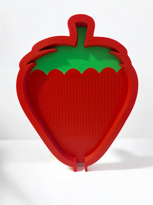 Strawberry fruit rhinestone tray