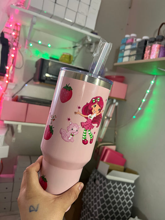 Strawberry shortcake tumbler