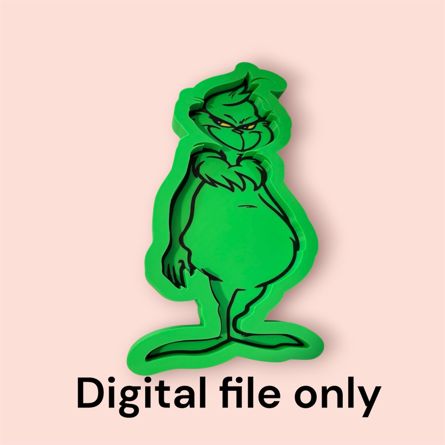 Digital files for grinch trays stl only bundle
