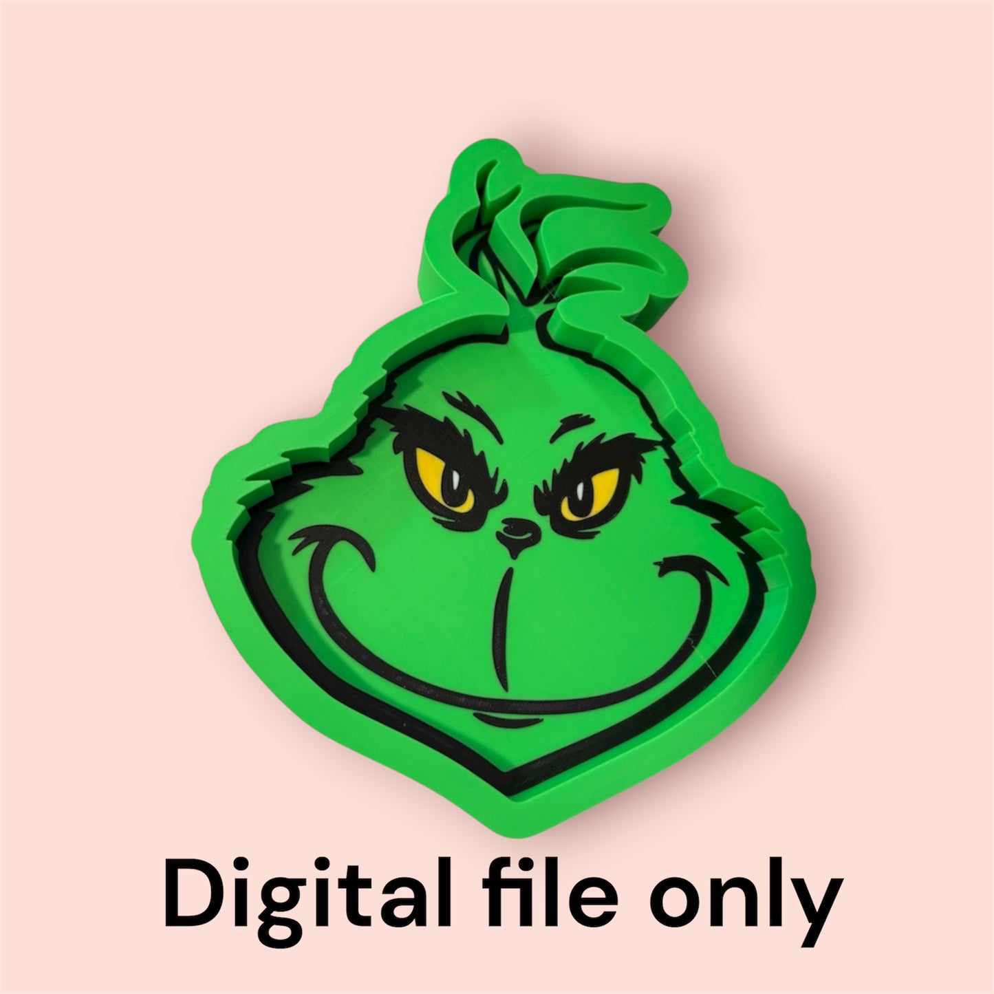 Digital files for grinch trays stl only bundle