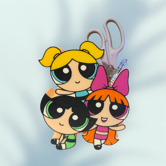 Power puff girls pen holder