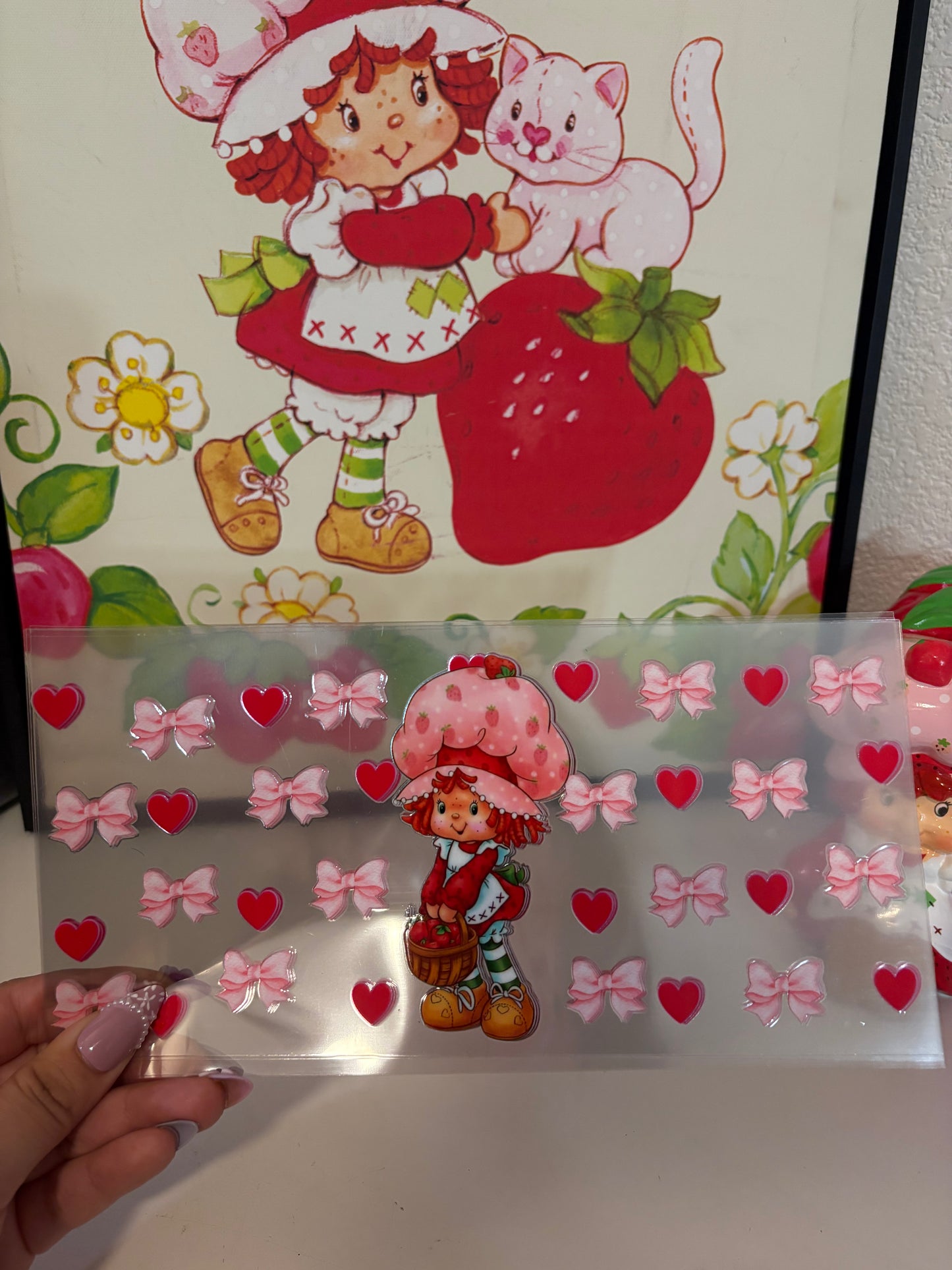 Strawberry shortcake uv dtf bundle