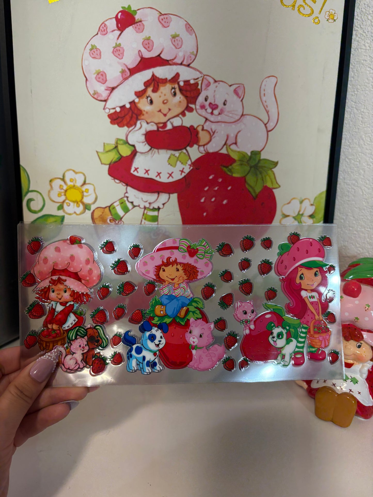 Strawberry shortcake uv dtf bundle