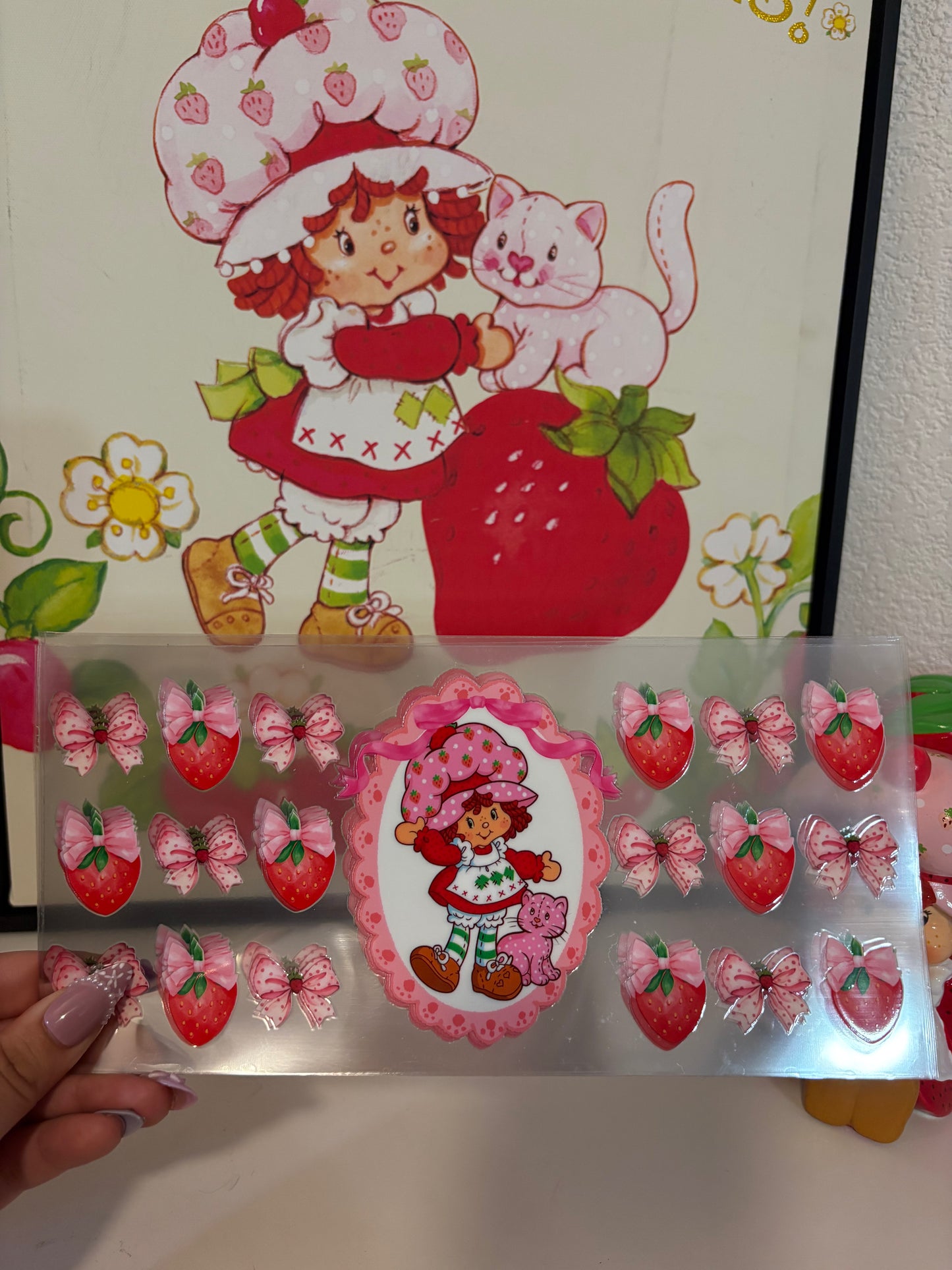 Strawberry shortcake uv dtf bundle