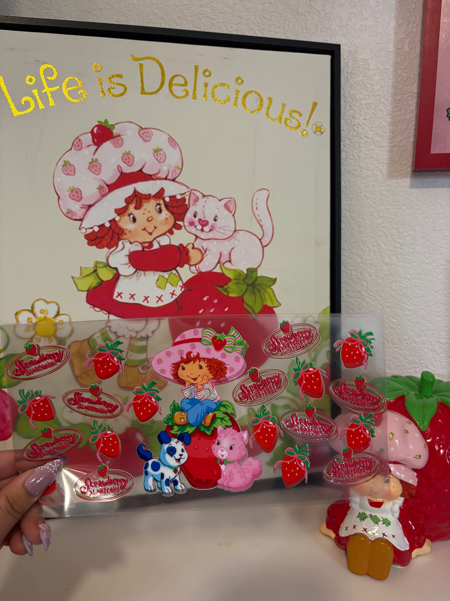 Strawberry shortcake uv dtf bundle