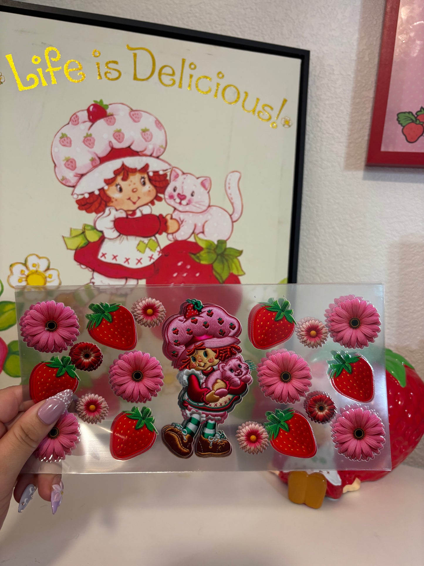 Strawberry shortcake uv dtf bundle