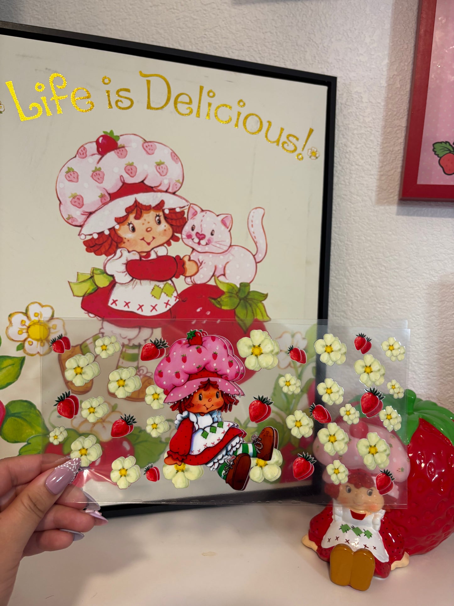 Strawberry shortcake uv dtf bundle