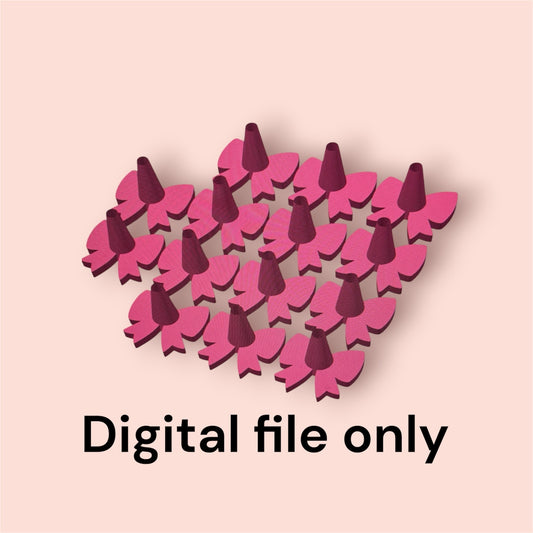 BOW SINGLE PEN HOLDER FOR REGULAR SIZE 11MM AND FANCY SIZE 15MM BUNDLE