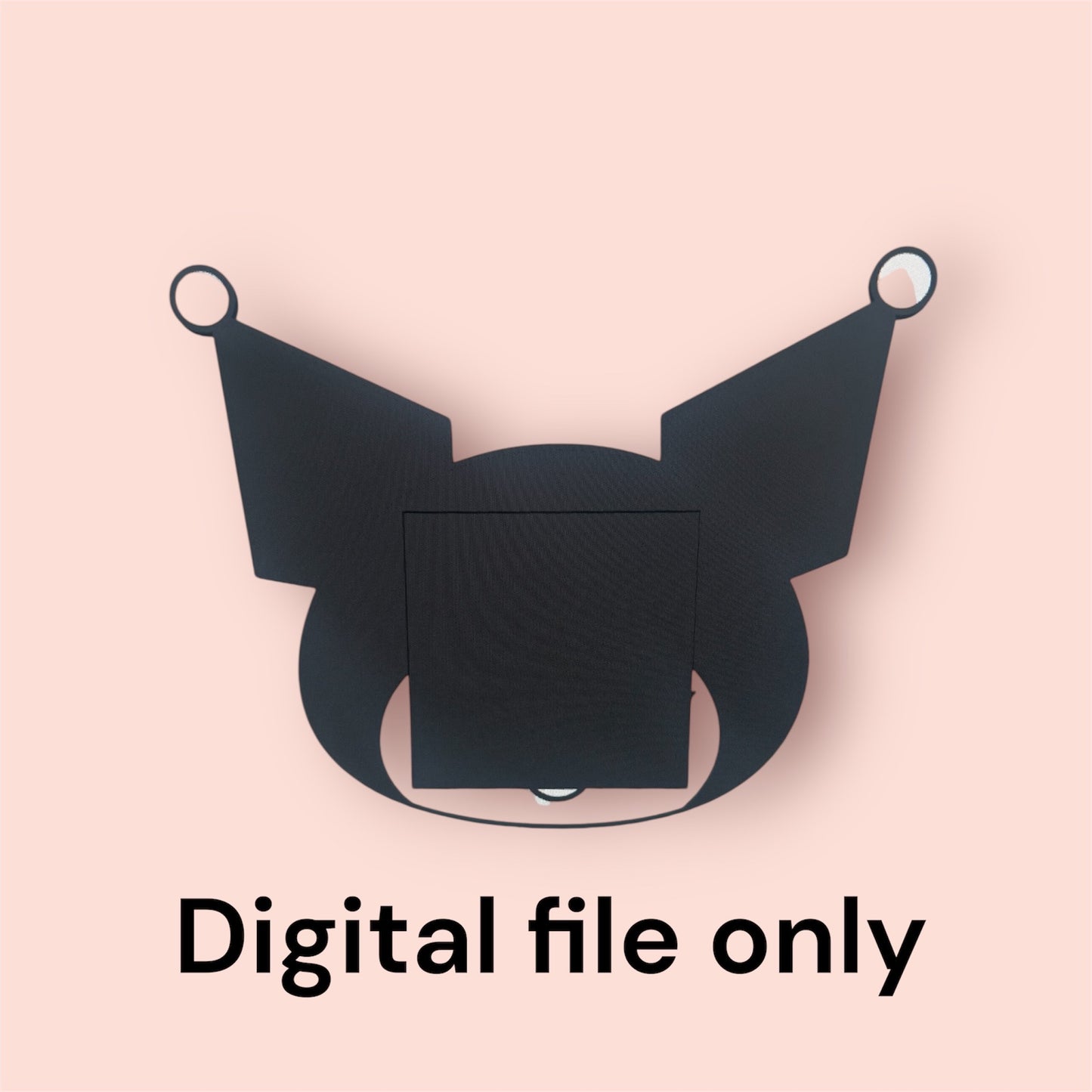 kuromi tray and sticky note holder  stl/3mf file