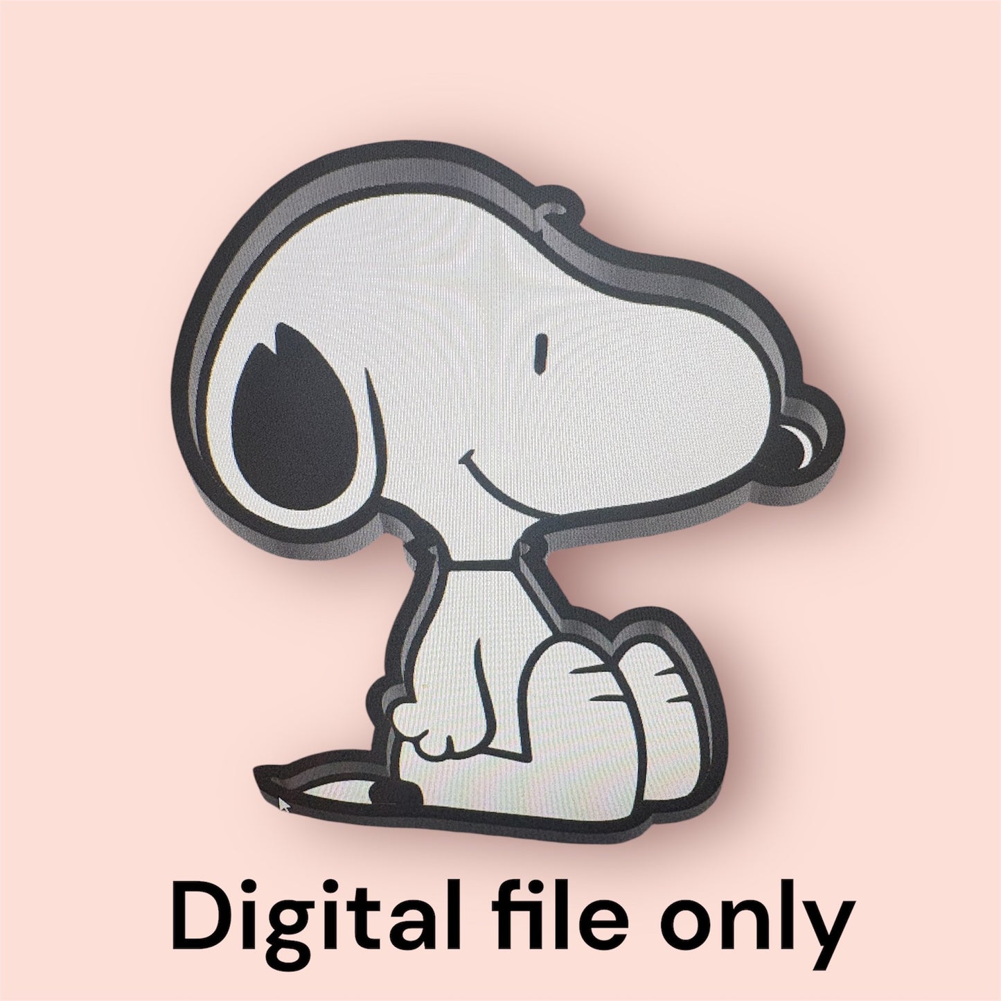 snoopy bead tray stl/3mf file