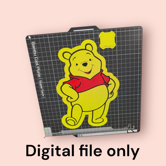 winnie the pooh tray stl/3mf