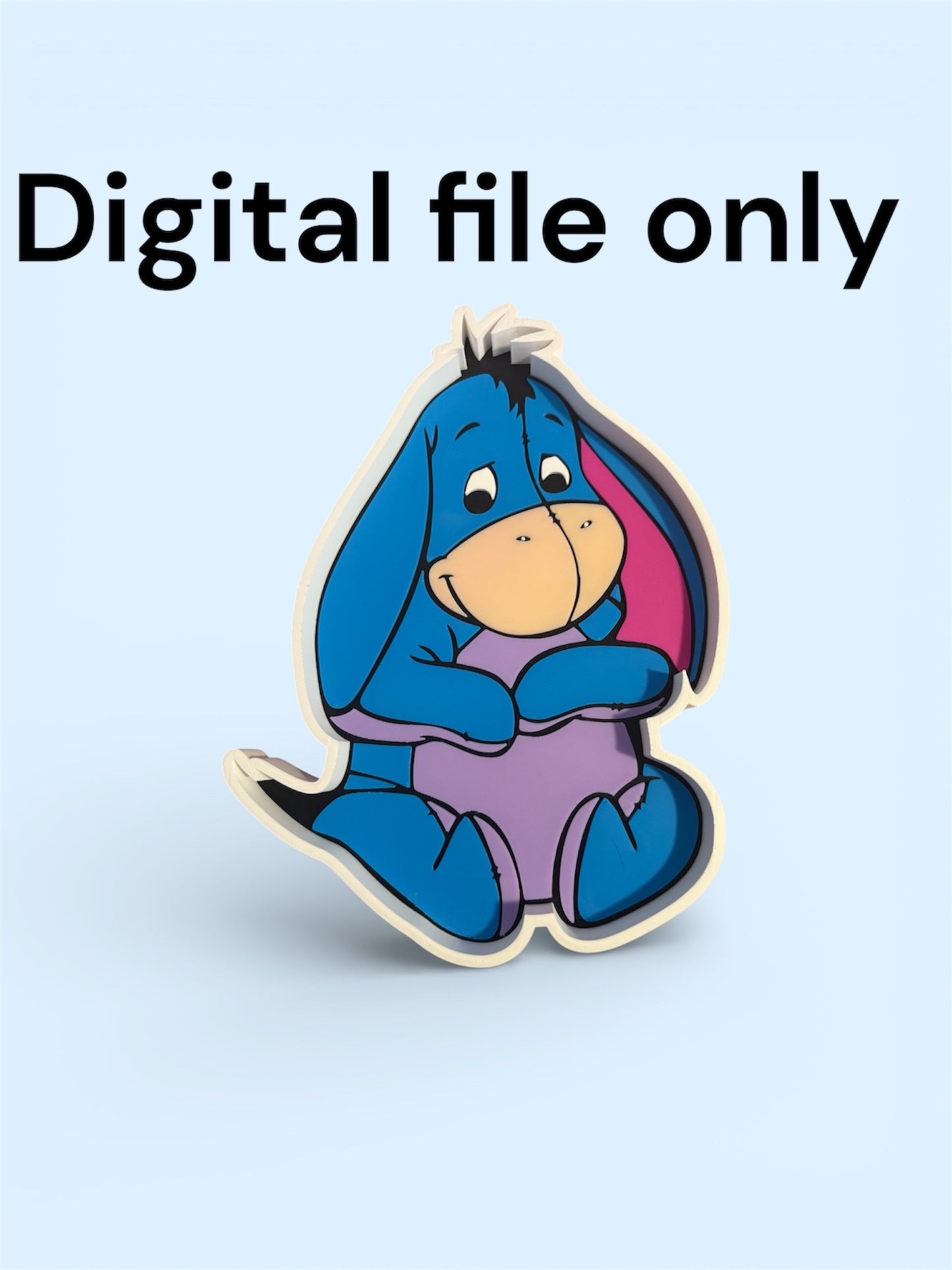 eeyore body tray stl/3mf file