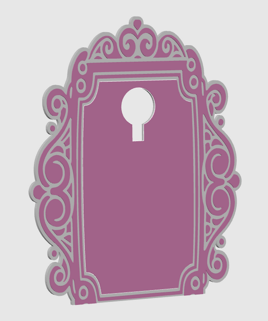 Single Badge reel display 1 stl