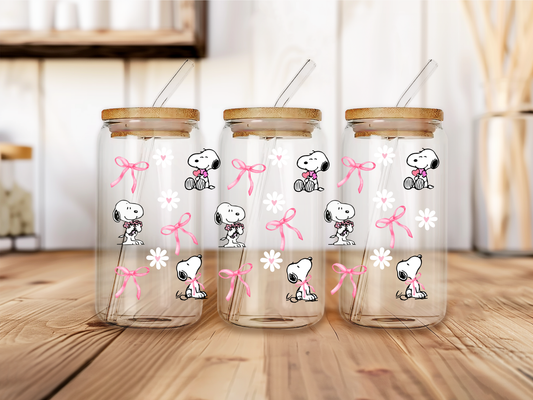 SNOOPY BOWS UV DTF PHYSICAL PRODUCT