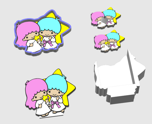GEMELO STARS DIGITAL FILE ONLY 3MF