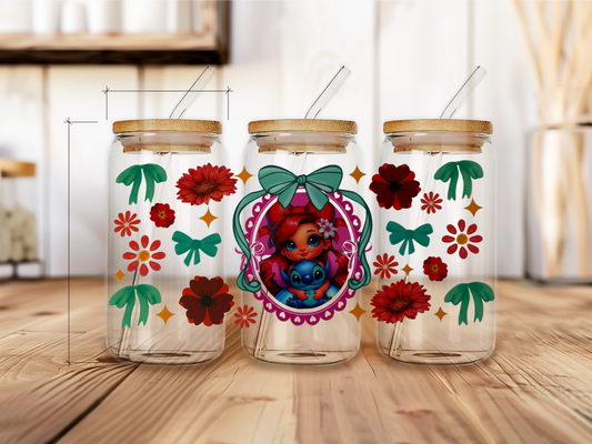 Ariel and stitch portrait