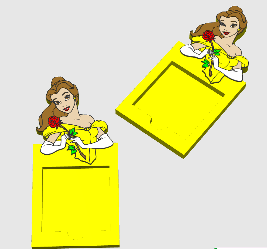 yellow dress princess sticky note holder