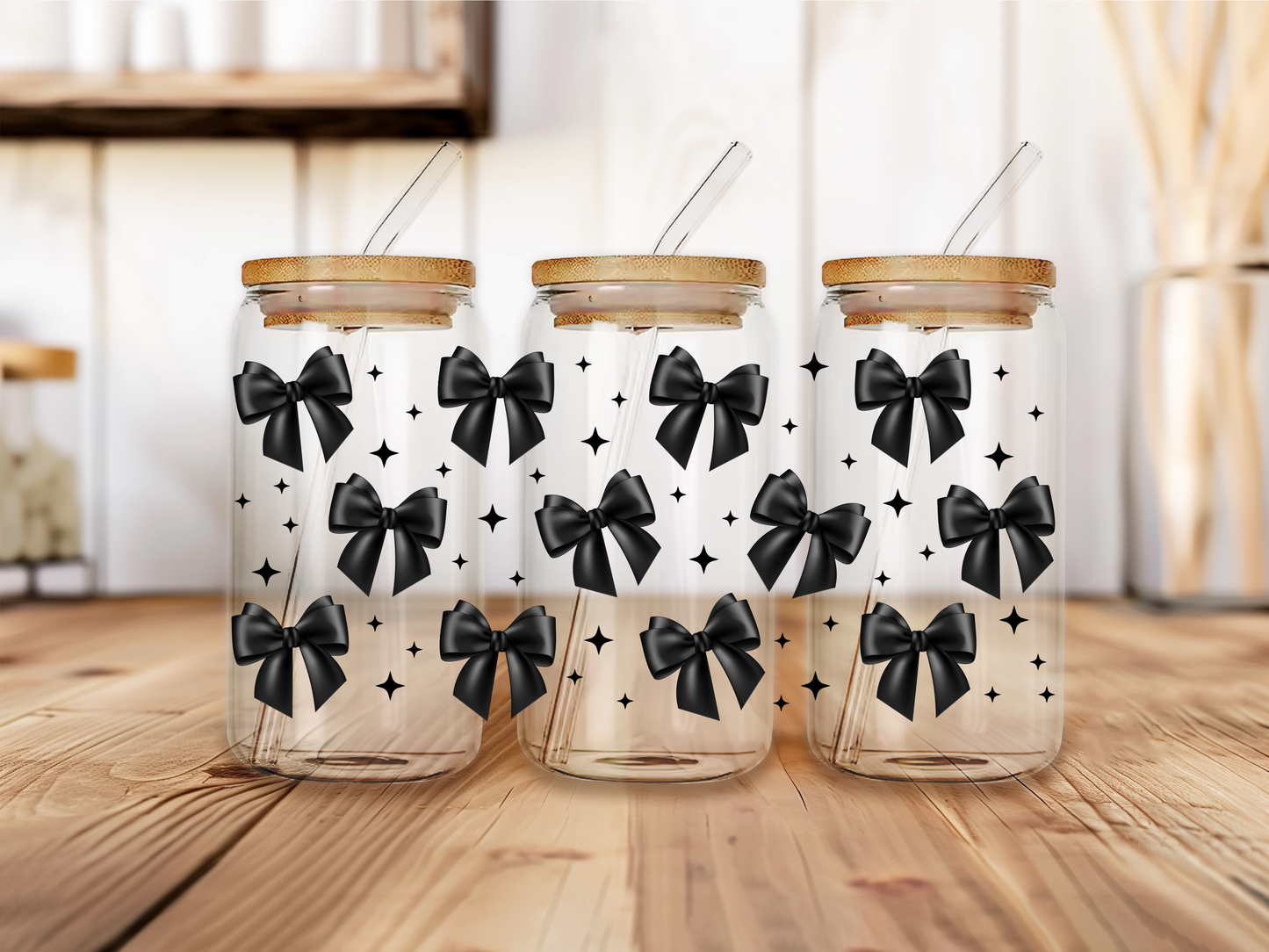 black bows
