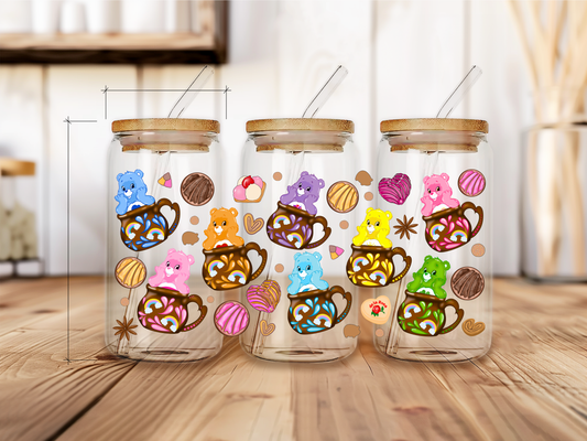 Care bear in taza uv dtf physical product