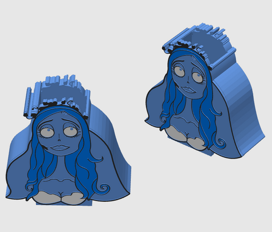 corpse girl pen holder