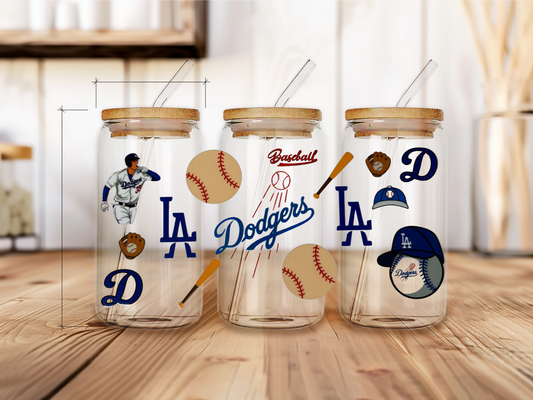 Dodgers 1 uv dtf physical product