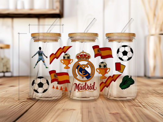 Real Madrid uv dtf physical wrap