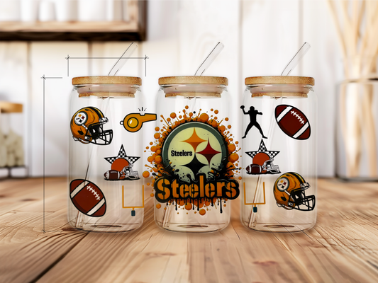 Steelers team uv dtf physical product